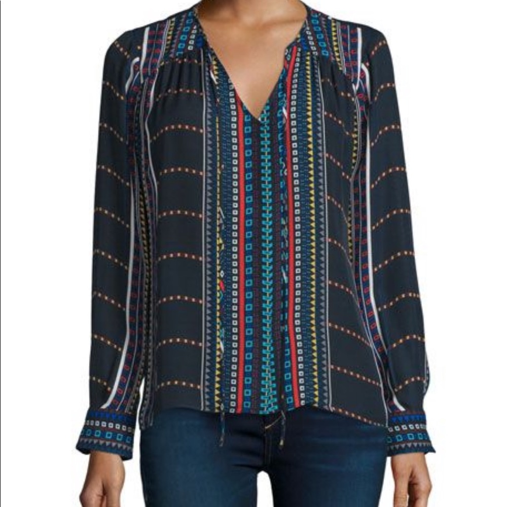 Parker Printed Silk Blouse